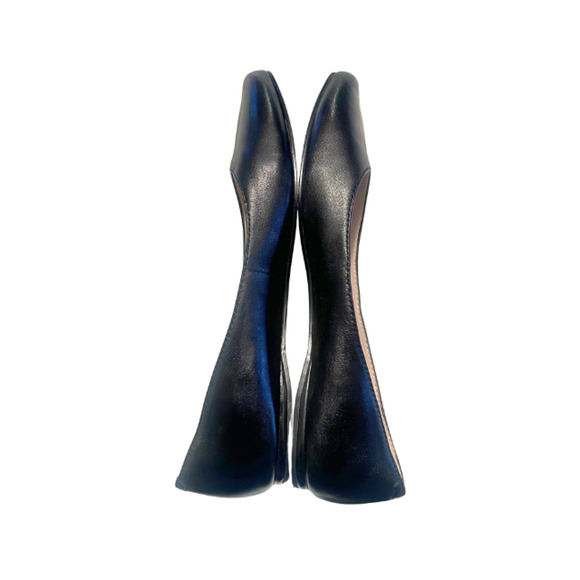 Nine West Ballet Speakup Flats Almond Toe Black Leather Women’s Size 8M - Picture 4 of 8